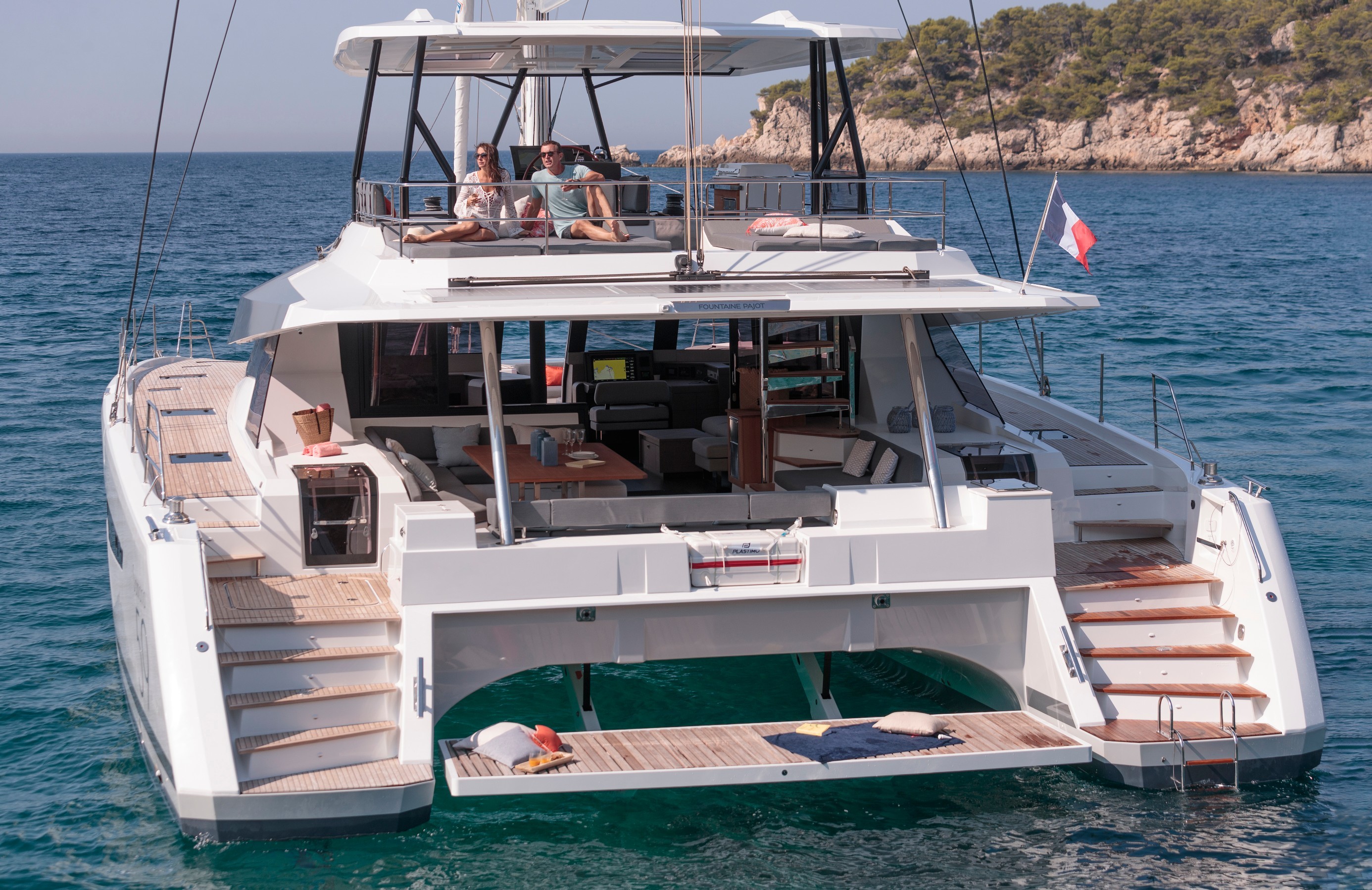New Sail Catamaran for Sale 2021 Fountaine Pajot 59 Boat Highlights